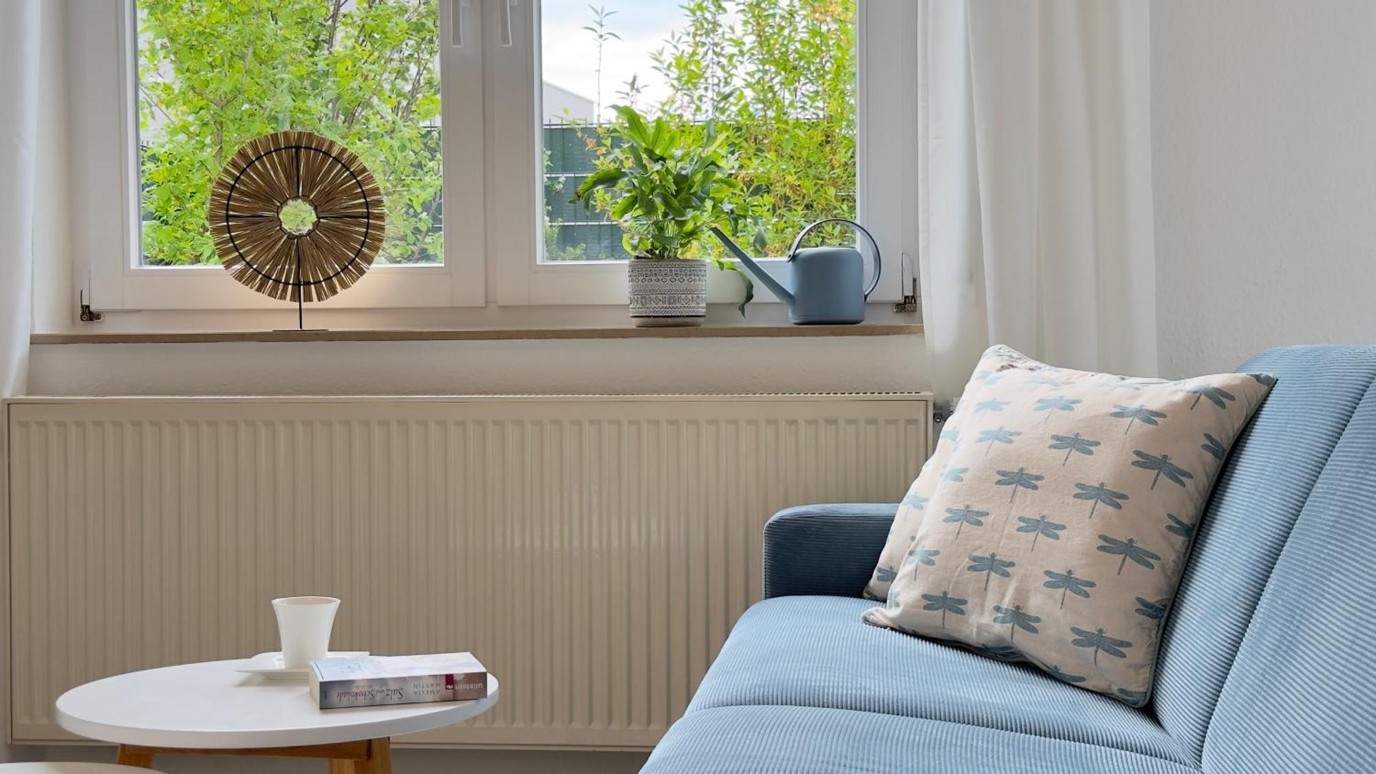 Fewo Am Park - 4P, Boxspringbett, Balkon, Smarttv, Gesundbrunnen, Familienfreundlich Halle  外观 照片
